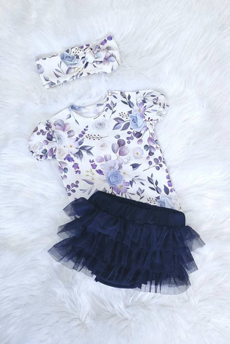 Body z krótkim rękawem Blue Bambarillo  