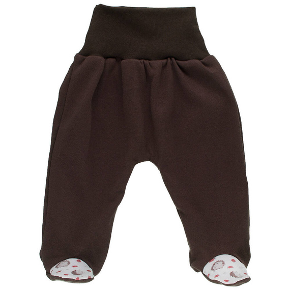 Komplet body z półśpiochem Jeżyki Martex brązowy