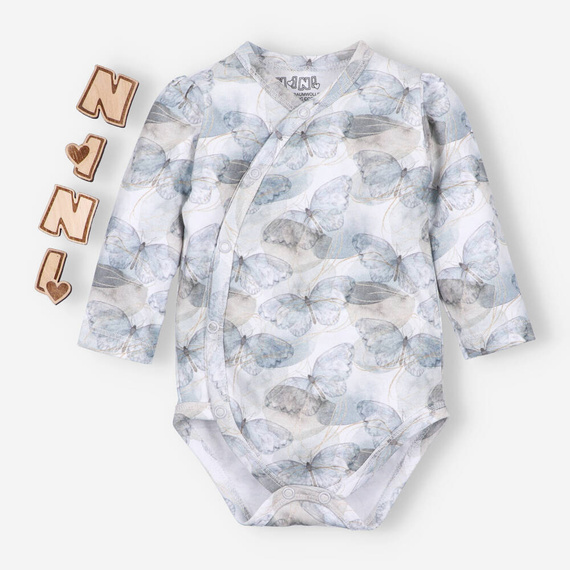 Body kopertowe dla dziewczynki Butterflies Nini druk