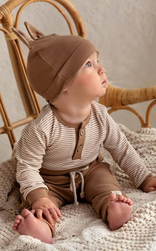 Spodnie niemowlęce dresowe "Giraffe" Makoma