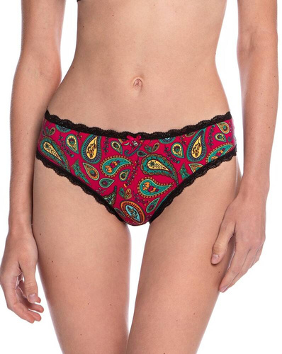  Figi Damskie L-1535 BI  A'2 Lama czarny mix kolor