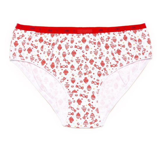 G-561 BI A'3 Figi dziewczęce Lama mix kolor