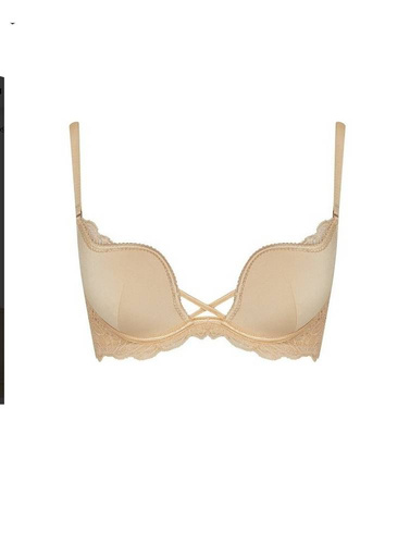 36121 Delis  Biustonosz push-up Henderson beżowy