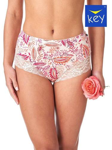 Figi damskie LPF 783  2-pak Key grafitowy beżowy