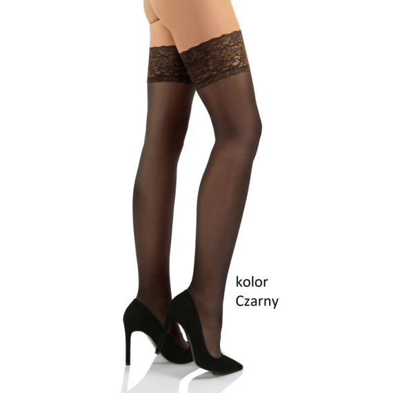 Camilla Pończochy samonośne 8 den Sesto Senso- nero
