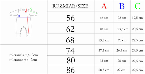 Pajacyk niemowlęcy 214032 Muki Nicol