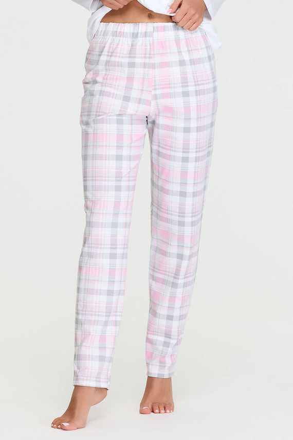 Piżama damska 2 Senizo biały krata