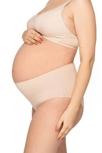 Figi ciążowe Allday beige Momtobe beżowy