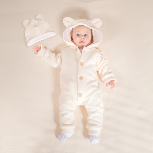 Pajac polarowy + czapka 141297 Nicol 