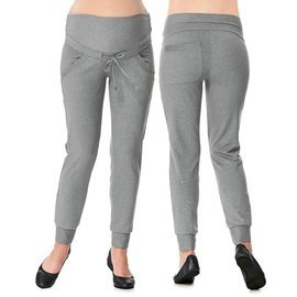 Spodnie ciążowe Damla 9fashion szary melanż