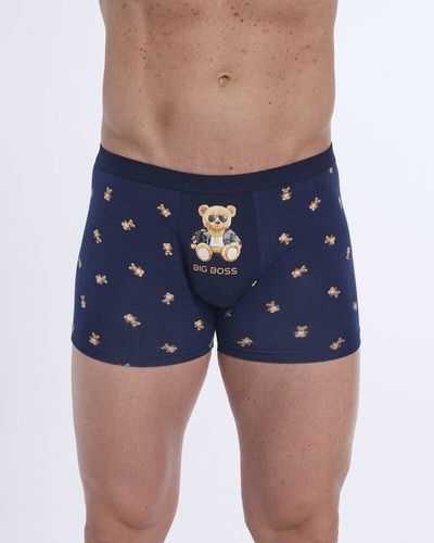 Bokserki męskie 280/245 Tattoo Boss  Cornette granatowy 