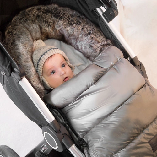 Śpiworek do wózka 3 w 1 Eevi - jasny szary