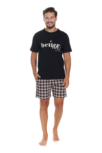 PMB.5342 Piżama Męska Doctor Nap - black
