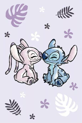 Miękki kocyk dziecięcy Lilo and Stitch Jerry Fabrics | Przytulna mikrofibra na każdą okazję