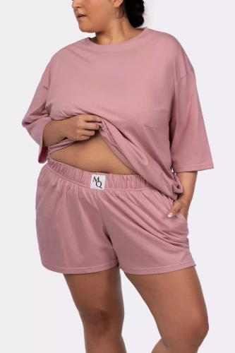 Piżama damska Joy shortsleeve Mona pink