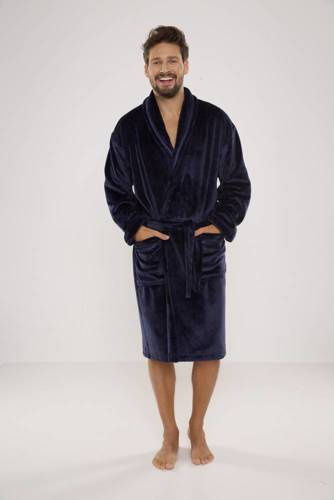 Szlafrok męski 716 Rafael De lafense - granat