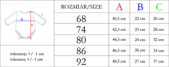 Body z długim rękawem 210098 Teddy Nicol