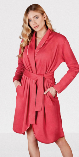 Szlafrok damski PV38096 Nottingham raspberry 