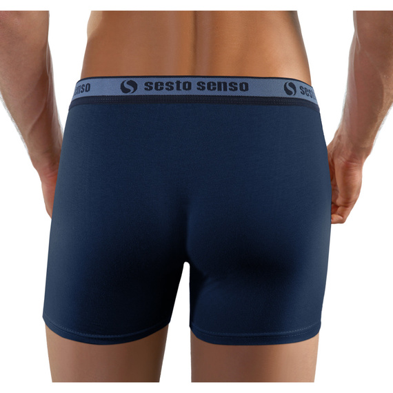 Bokserki męskie BM02 Cougar Sesto Senso - granatowy