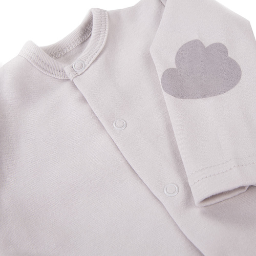 Kaftanik bawełniany Mellow Ewa Klucze- szary