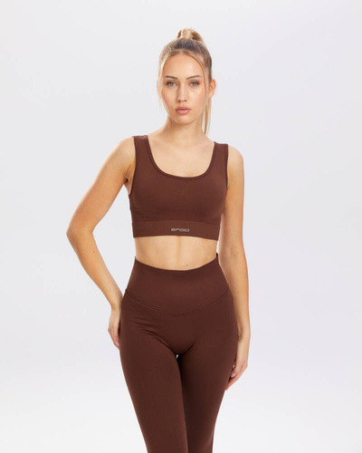 Biustonosz sportowy Adapt Spaio coffee