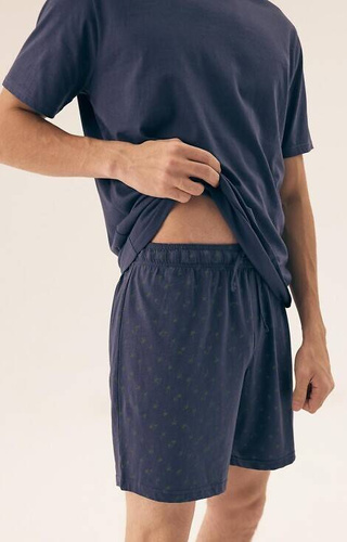 Piżama Męska 42601 Shore Henderson - steel blue 