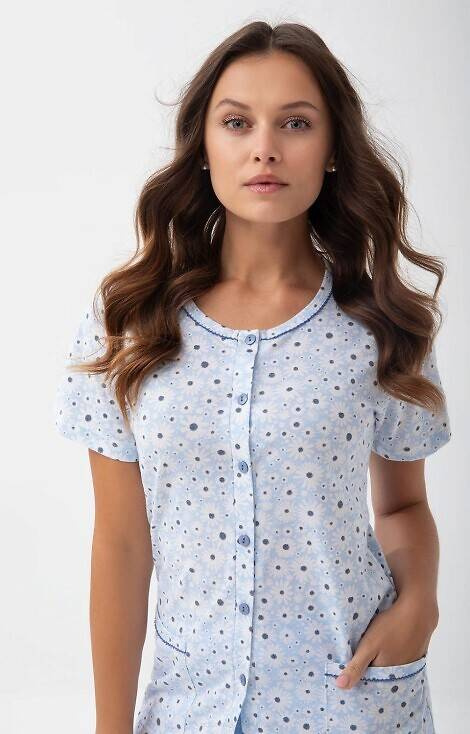 Piżama Damska 346 Luna - niebieski