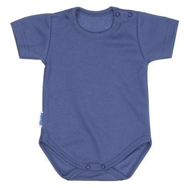 Body niemowlęce krótki rękaw gładkie Martex koral