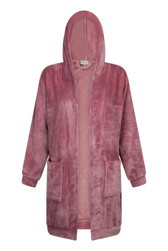 Blezer damski polarowy Greta ByShelly - brudny róż