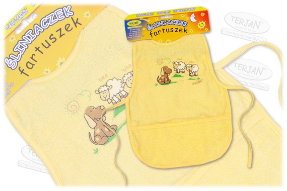 Śliniak fartuszek TERJAN zielony