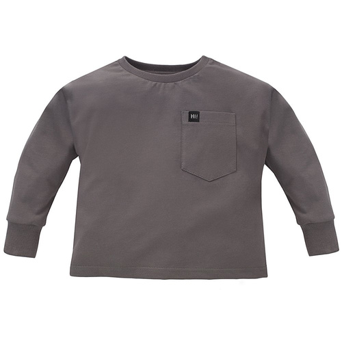 Bluzka dla chłopca Teo Pinokio - grafit 