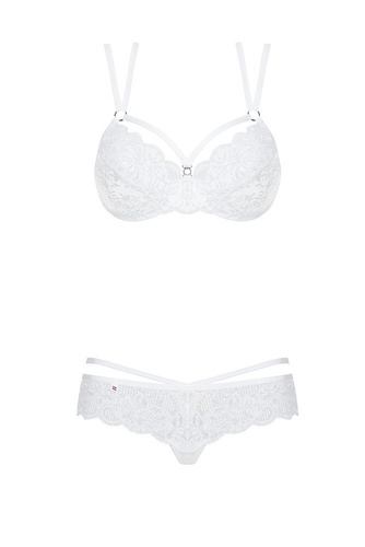 Dwuczęściowy  komplet 860 SET-2 Obsessive biały 