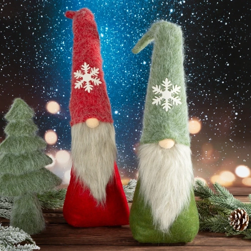 Skrzat 120 B figurka dekoracyjna świąteczna Eurofirany zielony