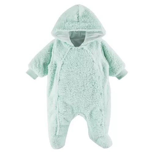 Pajac z kapturem kombinezon Mellow Eevi -miętowy