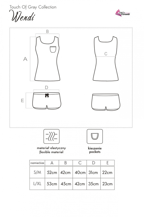 Komplet damski Wendi LC 90371 LivCo Corsetti Fashion