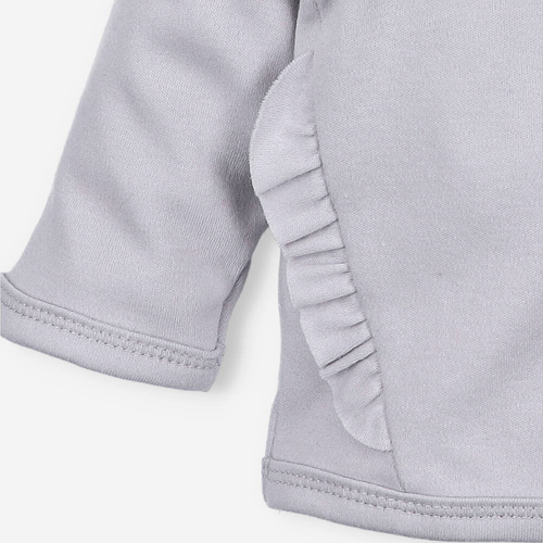 Bluza dresowa z bawełny organicznej Łąka Nini szary