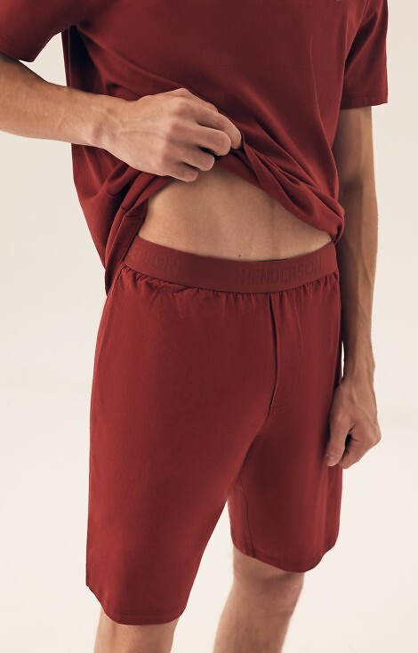 Piżama Męska 42626 Daft Henderson - bordo