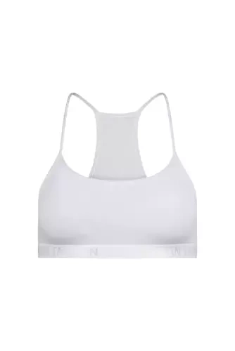 Stanik dziewczęcy, wąskie ramiączko Nikola Italian Fashion- biały