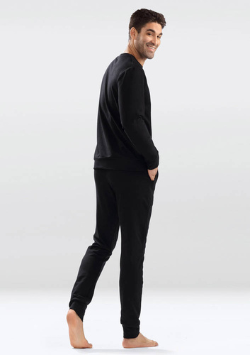 Komplet Męski Justin Dkaren czarny