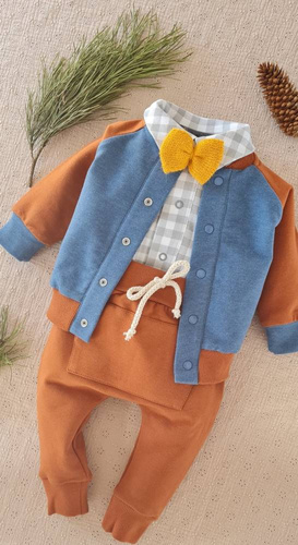 Bluza dresowa 2817 Jack Marija - brąz/turkus