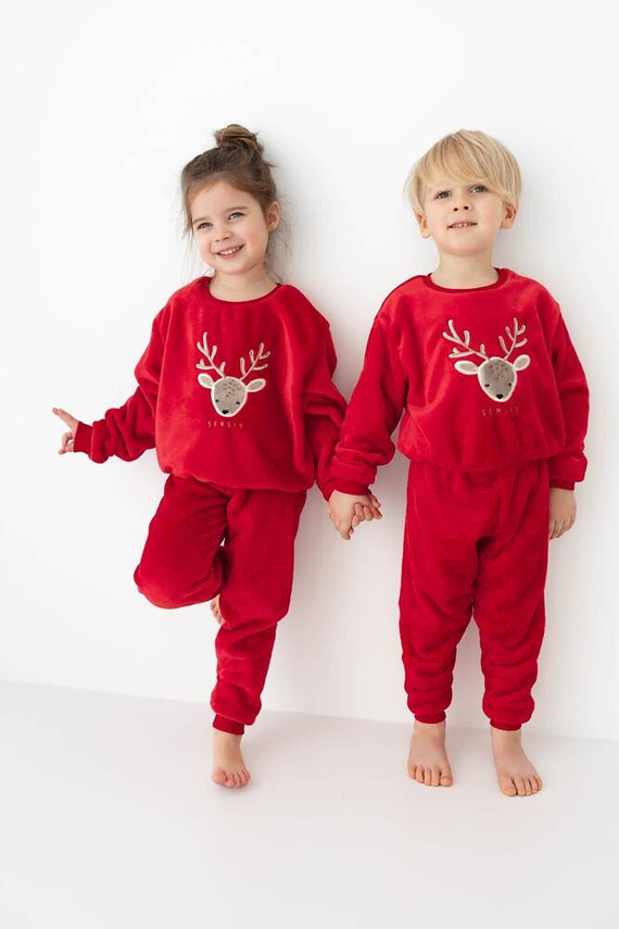 Piżama dziecięca Harriet Kids Sensis - czerwony