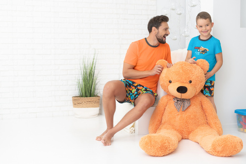 Piżama chłopięca krótki rękaw, spodnie Komiks Italian Fashion -turkusowy/druk