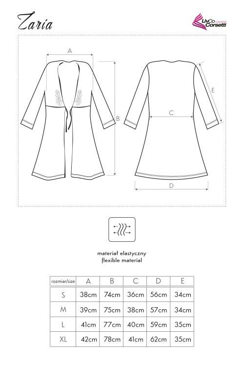 Szlafrok damski Zaria LC 50037 LivCo Corsetti