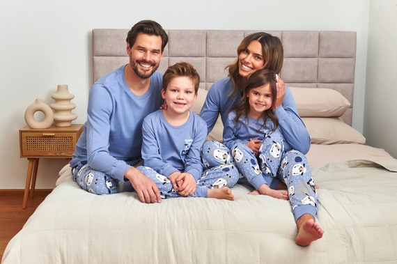 Doctor Nap 7348 – piżama dziecięca bawełniana, unisex, wzór owce