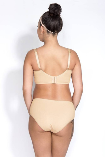 Biustonosz ciążowy i do karmienia Mama bra soft beżowy