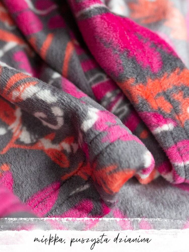 Szlafrok Damski LGD 782 Key - mocca/wzór