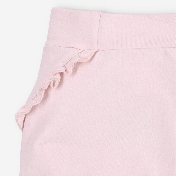 Spodnie dresowe z bawełny organicznej Jelonki Nini różowy