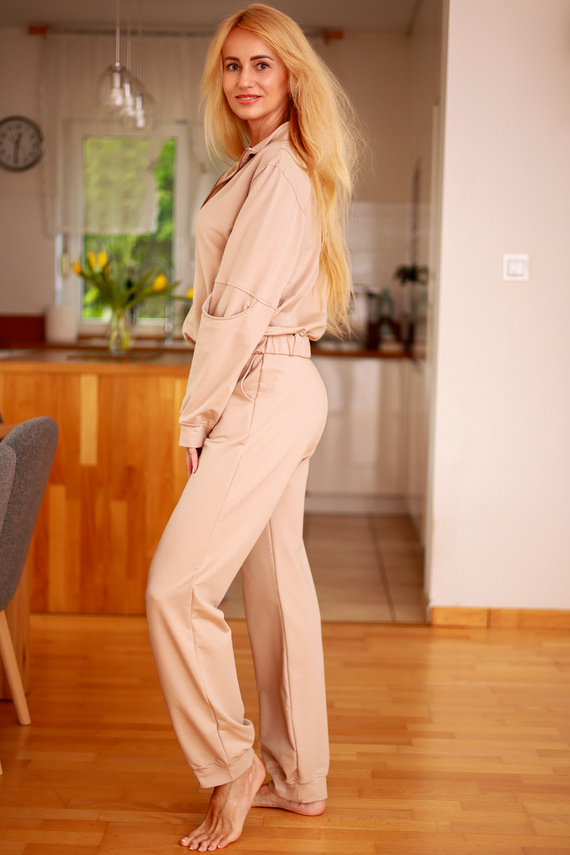 Dres Fogo z bawełny z zamkiem i kieszeniami - stylowy i wygodny - Mirale