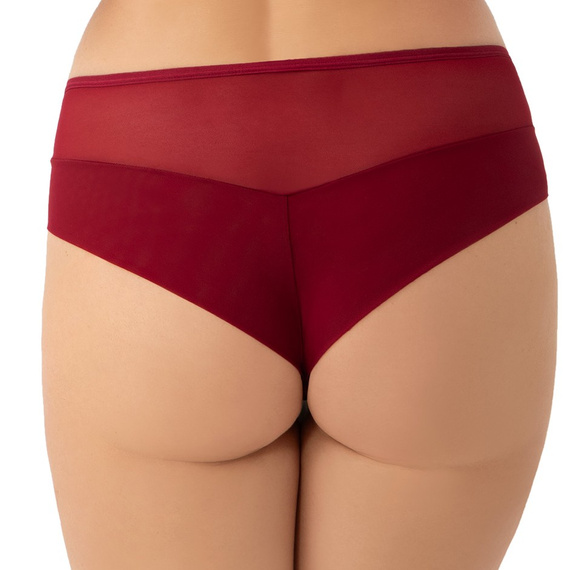 Gorsenia Mira K944 – Figi brazyliany damskie bordo, średni stan