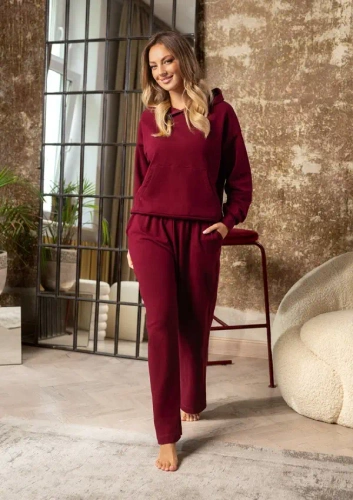 Komplet dresowy DK-K-B8 Dkaren - bordo